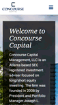 Mobile Screenshot of concoursecap.com